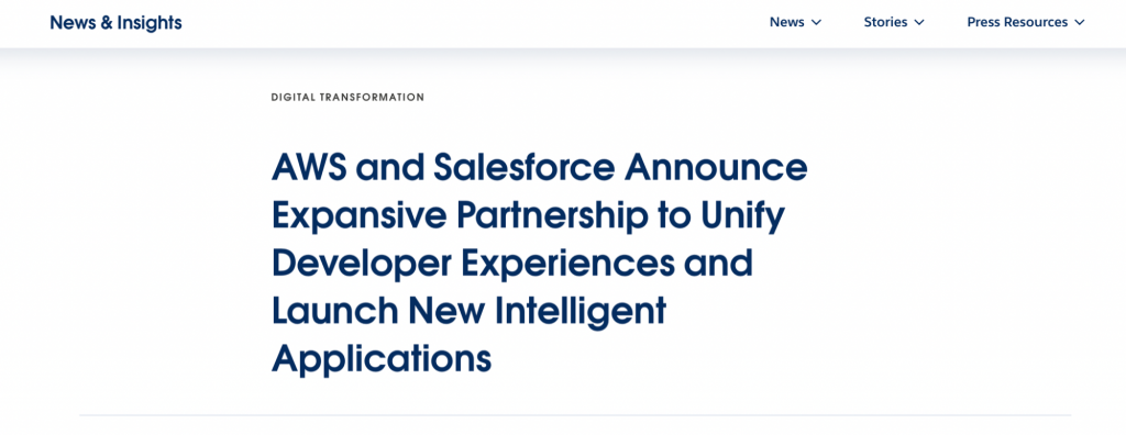 salesforce press release