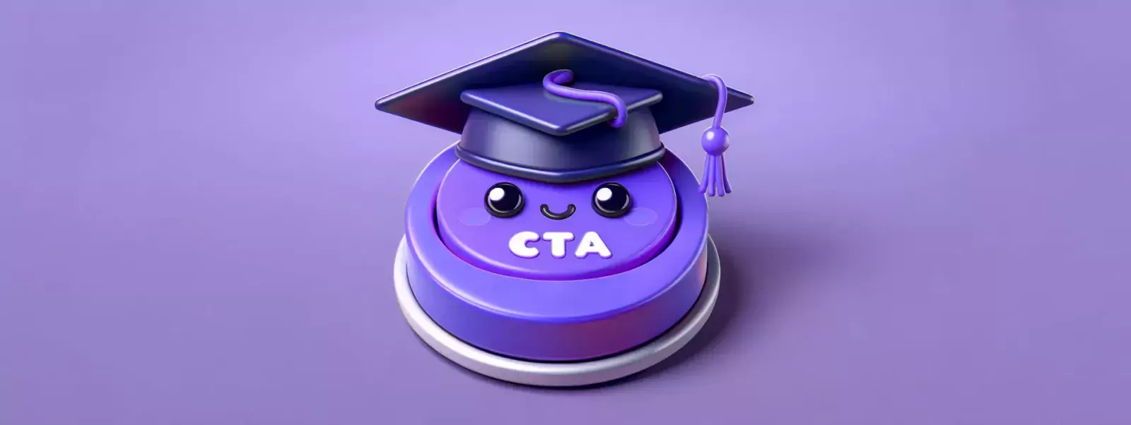 CTA button with a student hat